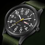 Men’s Rugged Outdoor Watch - Waterproof Stainless Steel, Military-Style, 100m, view 2