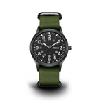 Men’s Rugged Outdoor Watch - Waterproof Stainless Steel, Military-Style, 100m