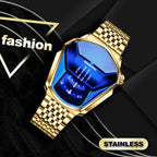 Men's Diamond Style Quartz Watch - 43.5mm Dial, 30m Water Resistant, view 19