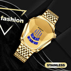 Men's Diamond Style Quartz Watch - 43.5mm Dial, 30m Water Resistant, view 20