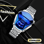Men's Diamond Style Quartz Watch - 43.5mm Dial, 30m Water Resistant, view 21
