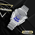 Men's Diamond Style Quartz Watch - 43.5mm Dial, 30m Water Resistant, view 22