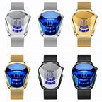 Men's Diamond Style Quartz Watch - 43.5mm Dial, 30m Water Resistant, view 25