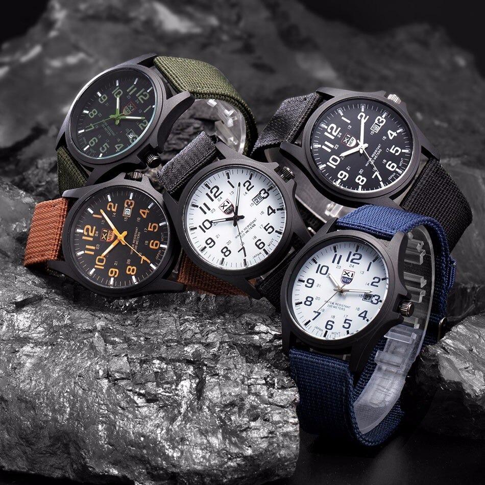 Tactical Military Style Wristwatch for Outdoor Use - 45 mm, Waterproof 50 m, view 2