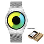 Women’s Quartz Wristwatch Gold Steel Mesh Band - 40 mm Case, 3 Bar Water Resistant