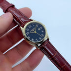 Elegant Women's Quartz Wristwatch - Faux Leather Strap, Water-Resistant, view 6