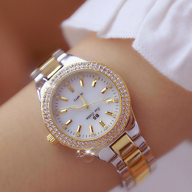 Women’s Stainless Steel Quartz Watch 32mm Silver - 3 ATM Water Resistant, view 3