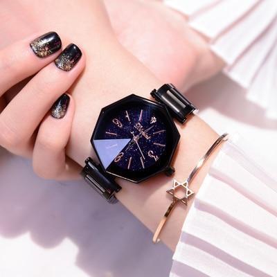 Black Swiss Quartz Women's Watch - Alloy Band