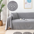 Water-Repellent Sofa Throw Cover, Cordura Blend with Jacquard Edge