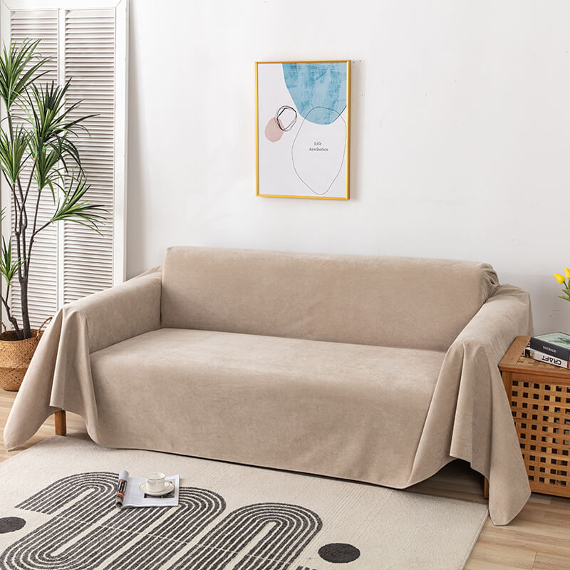 Water-Repellent Sofa Throw Cover, Cordura Blend with Jacquard Edge
