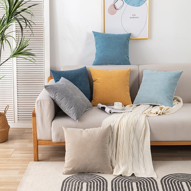 Water-Repellent Sofa Throw Cover, Cordura Blend with Jacquard Edge