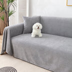 Water-Repellent Sofa Throw Cover, Cordura Blend with Jacquard Edge