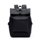 Water-Resistant Rolltop Backpack with Adjustable Padded Straps