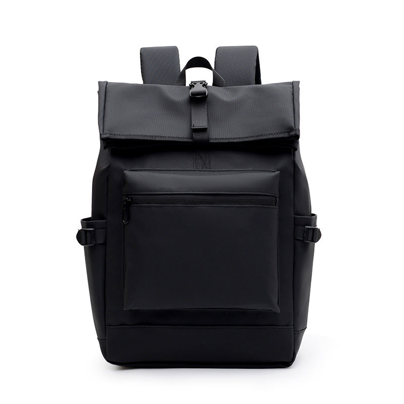 Water-Resistant Rolltop Backpack with Adjustable Padded Straps