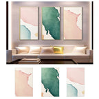 Pastel Watercolor Abstract Canvas Art for Home Decor | Welvere-Welvere