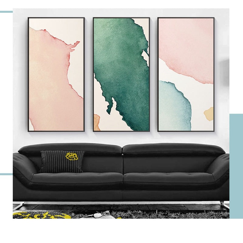 Pastel Watercolor Abstract Canvas Art for Home Decor | Welvere-Welvere