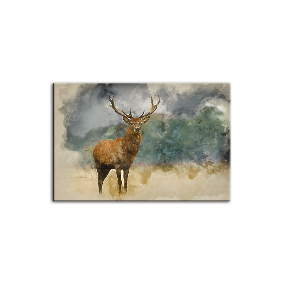Deer Canvas Art for Modern Home Décor | Welvere-Welvere