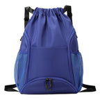 Waterproof Drawstring Backpack with Mesh Pockets