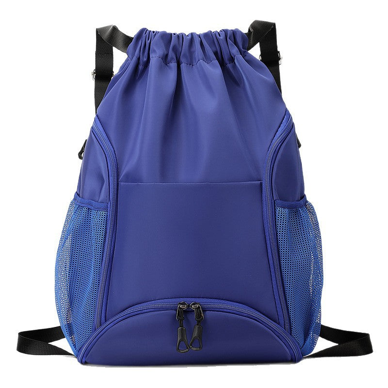 Waterproof Drawstring Backpack with Mesh Pockets