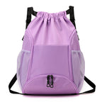 Waterproof Drawstring Backpack with Mesh Pockets