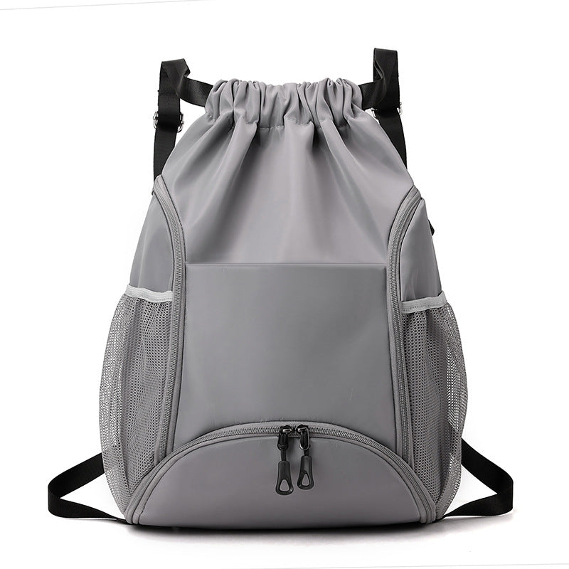 Waterproof Drawstring Backpack with Mesh Pockets