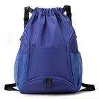Waterproof Drawstring Backpack with Mesh Pockets