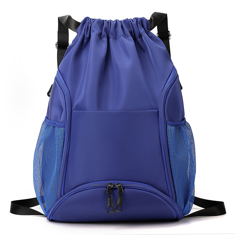 Waterproof Drawstring Backpack with Mesh Pockets