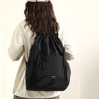 Waterproof Drawstring Backpack with Mesh Pockets