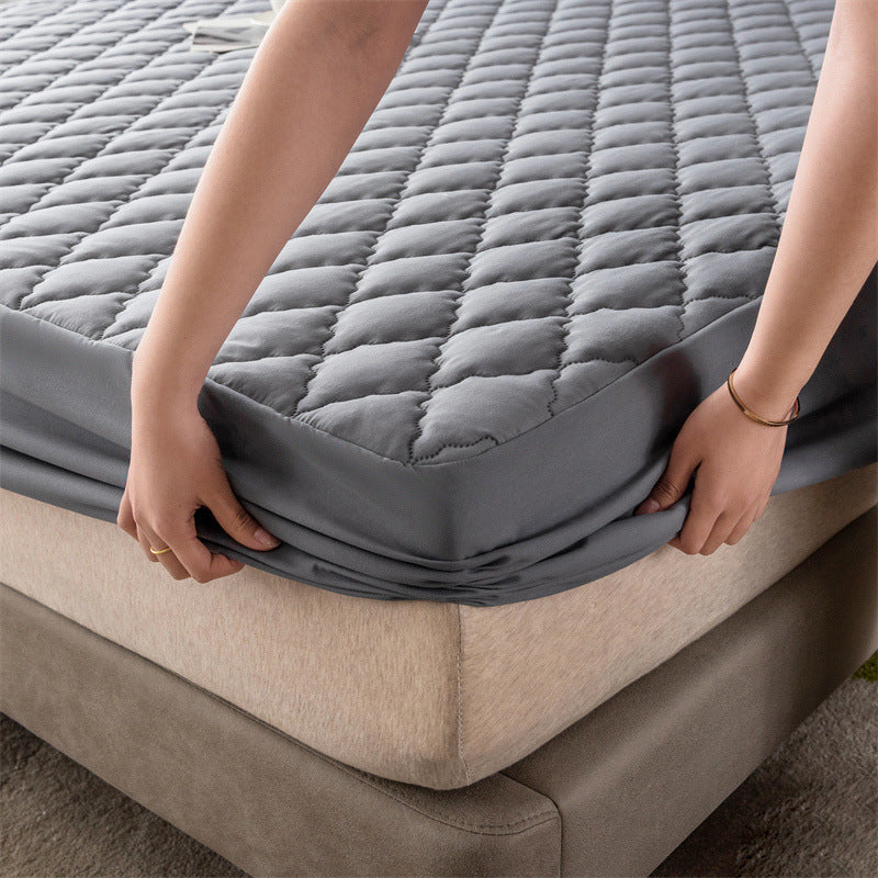 Waterproof Fitted Mattress Protector, Polyester and TPU, 30 cm Deep