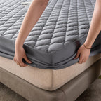 Waterproof Fitted Mattress Protector, Polyester and TPU, 30 cm Deep