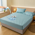 Waterproof Fitted Mattress Protector, Polyester and TPU, 30 cm Deep