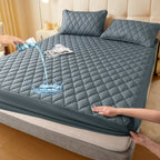 Waterproof Fitted Mattress Protector, Polyester and TPU, 30 cm Deep