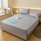 Waterproof Fitted Mattress Protector, Polyester and TPU, 30 cm Deep