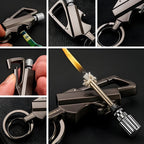 Waterproof Flint Fire Starter Keychain with Bottle Opener, 7 cm