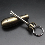 Waterproof Flint Fire Starter Keychain with Bottle Opener, 7 cm