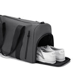 Waterproof Gym Duffel Bag with Zipped Pocket and Detachable Strap