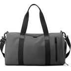 Waterproof Gym Duffel Bag with Zipped Pocket and Detachable Strap