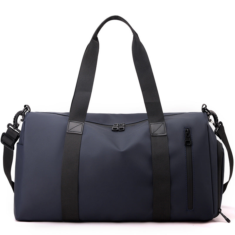 Waterproof Gym Duffel Bag with Zipped Pocket and Detachable Strap