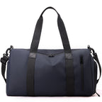 Waterproof Gym Duffel Bag with Zipped Pocket and Detachable Strap