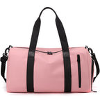 Waterproof Gym Duffel Bag with Zipped Pocket and Detachable Strap