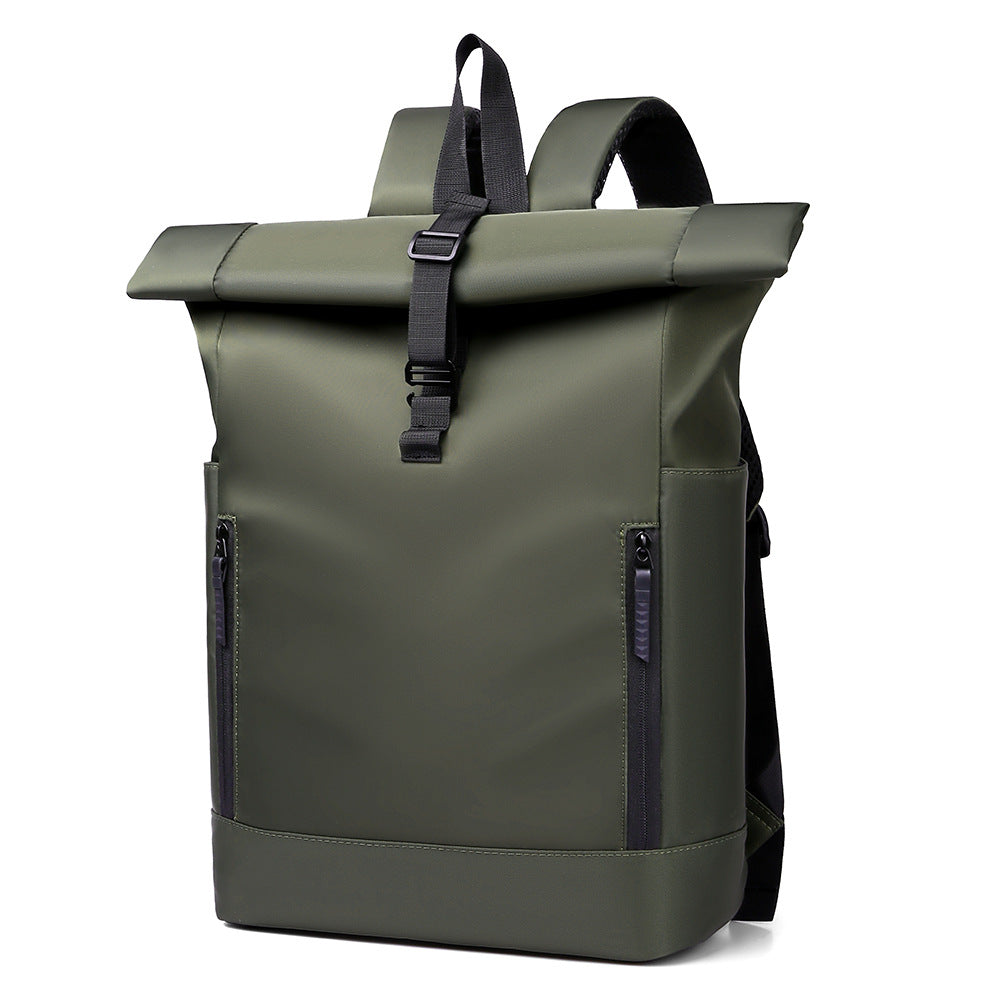 Waterproof Rolltop Backpack with Adjustable Padded Straps