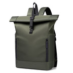 Waterproof Rolltop Backpack with Adjustable Padded Straps