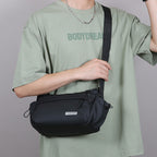 Waterproof Utility Crossbody Bag with Adjustable Strap and Pockets