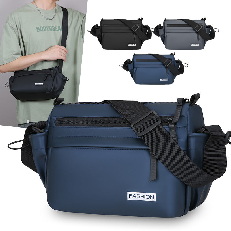 Waterproof Utility Crossbody Bag with Adjustable Strap and Pockets