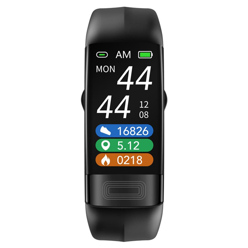 Smart Bracelet with Blood Pressure, ECG, Heart Rate, Oxygen, Sleep Tracker - Silicon Strap, view 2