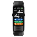 Smart Bracelet with Blood Pressure, ECG, Heart Rate, Oxygen, Sleep Tracker - Silicon Strap, view 2