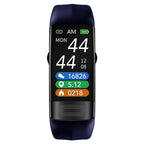 Smart Bracelet with Blood Pressure, ECG, Heart Rate, Oxygen, Sleep Tracker - Silicon Strap, view 4