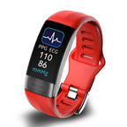 Smart Bracelet with Blood Pressure, ECG, Heart Rate, Oxygen, Sleep Tracker - Silicon Strap, view 6