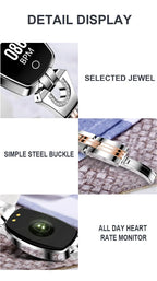 Waterproof Fitness Tracker for Women - Colour LCD, IP67, Metal Alloy, view 2