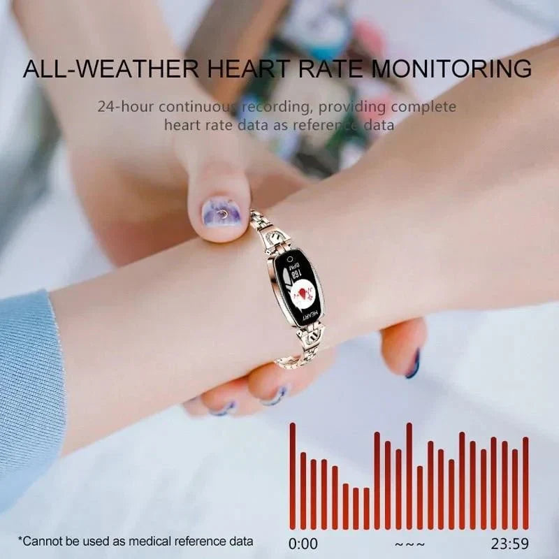 Waterproof Fitness Tracker for Women - Colour LCD, IP67, Metal Alloy, view 5